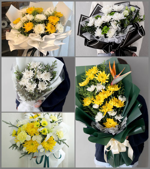 贵州六盘水盘县鸡场坪镇塘子边村白事花束代送
